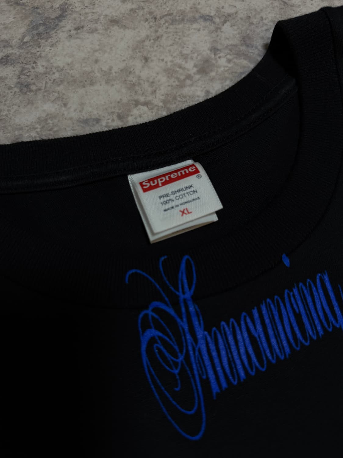 슈프림 어나운싱 티셔츠 블랙 XL 25SS 상품이미지2