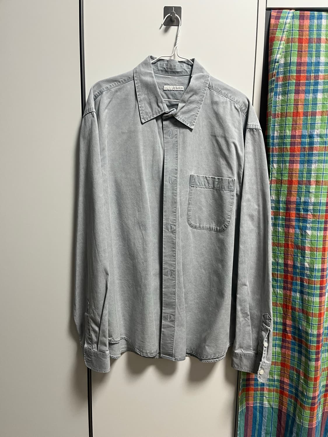 자라 빈티지 블루셔츠 상품이미지1