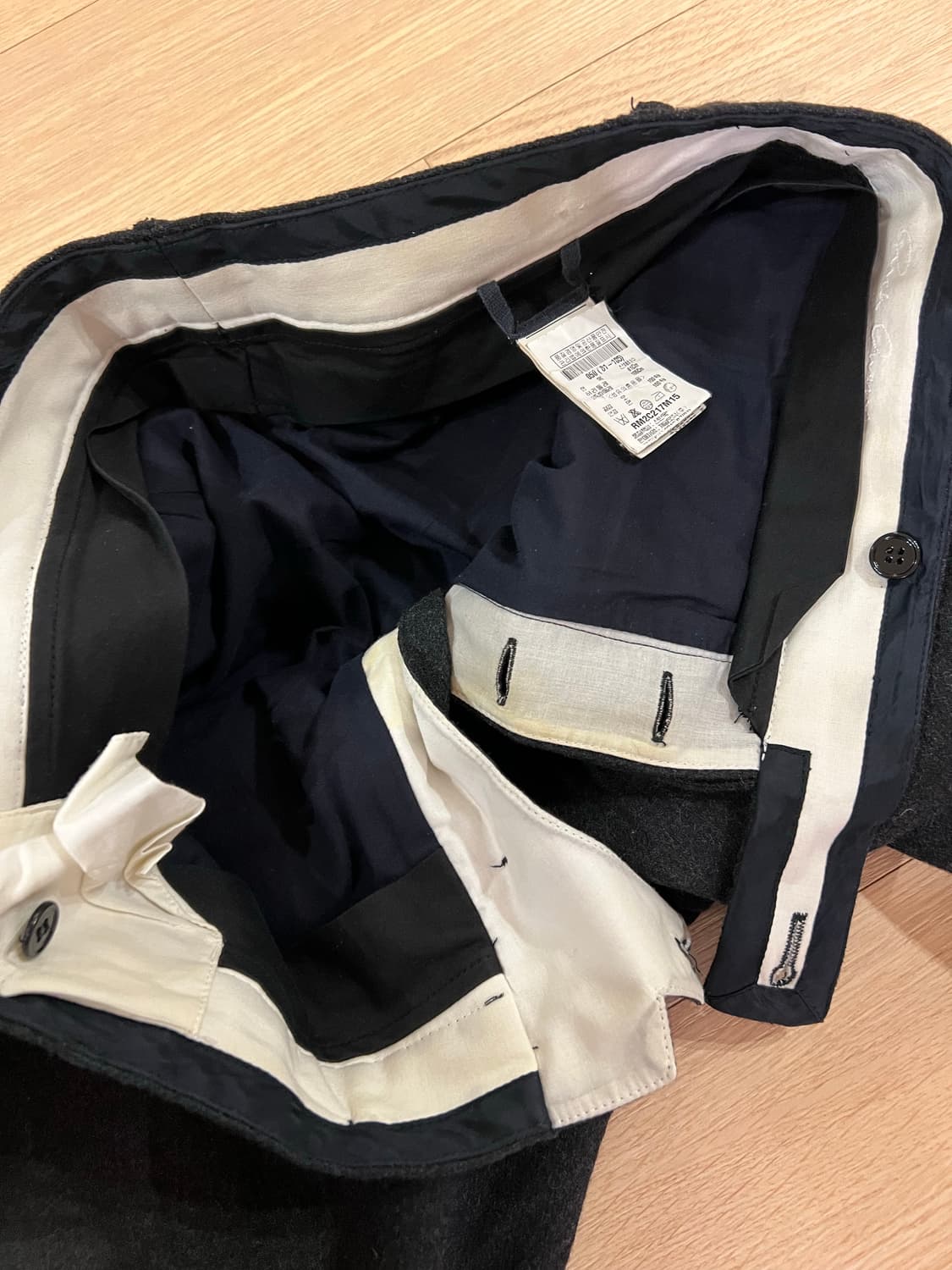 릭오웬스 차콜그레이 슬랙스 50 상품이미지4