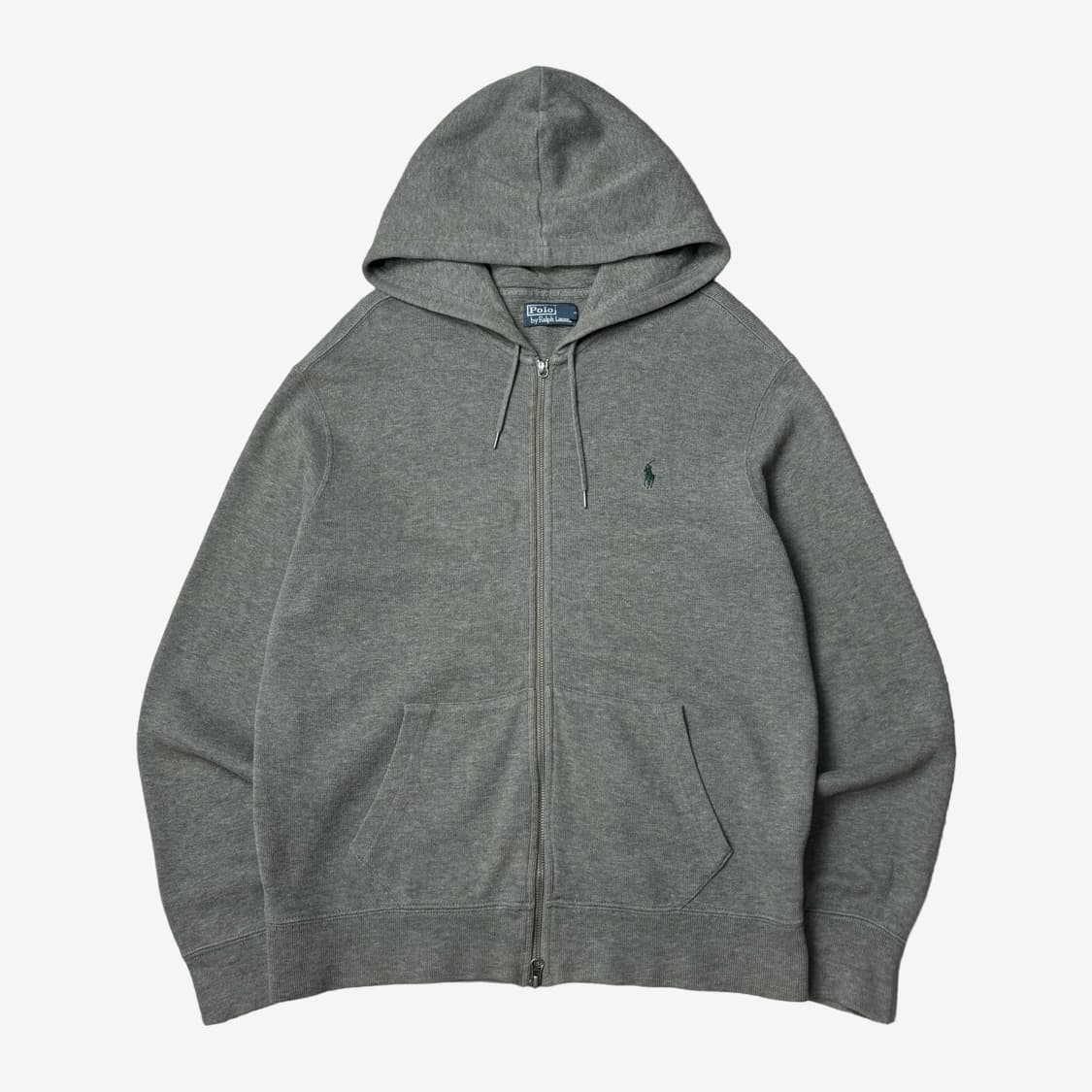 폴로 랄프로렌 그레이 투웨이 니트 후드집업 상품이미지1