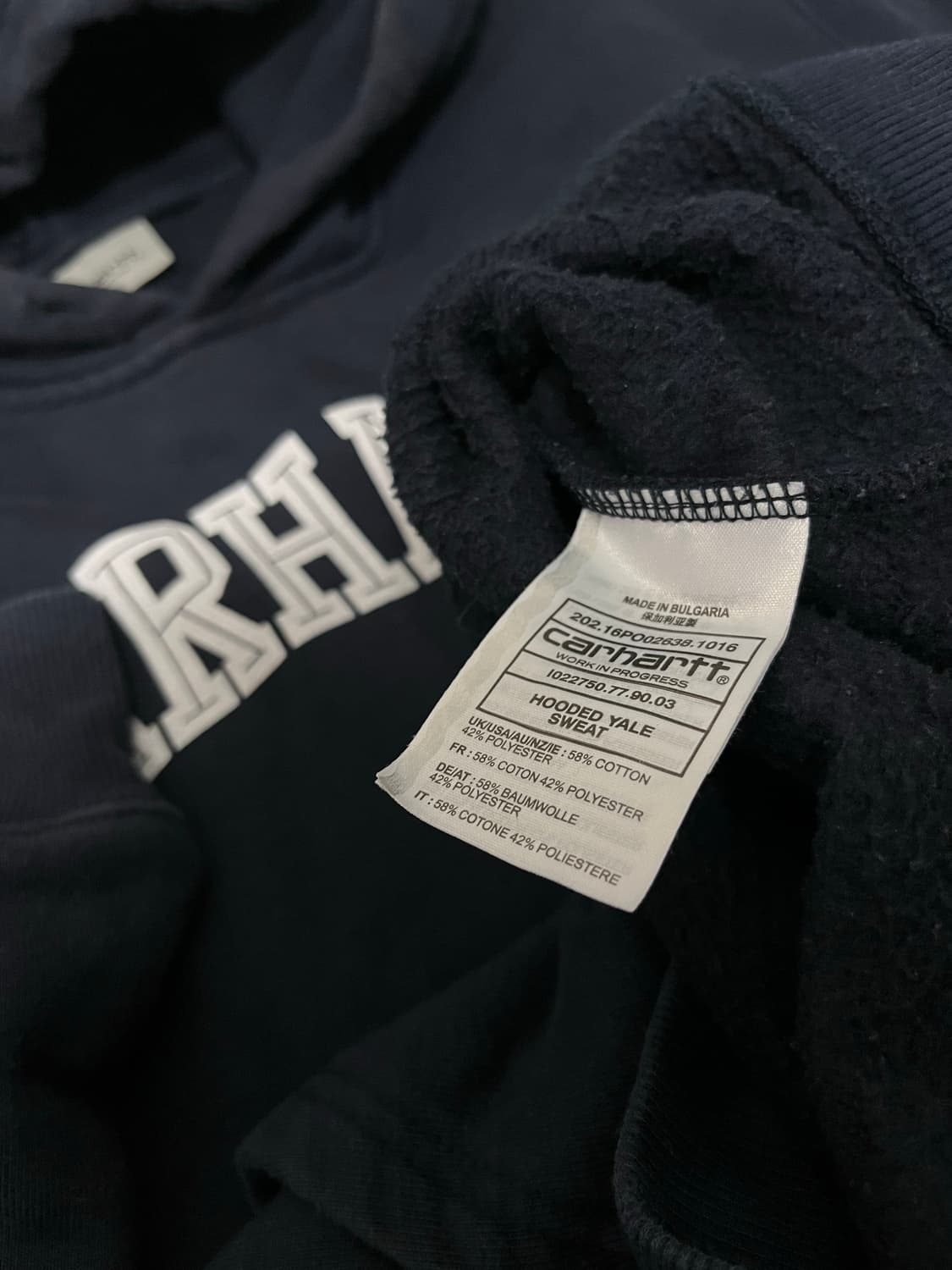 칼하트 WIP 기모 후드티 105 상품이미지3