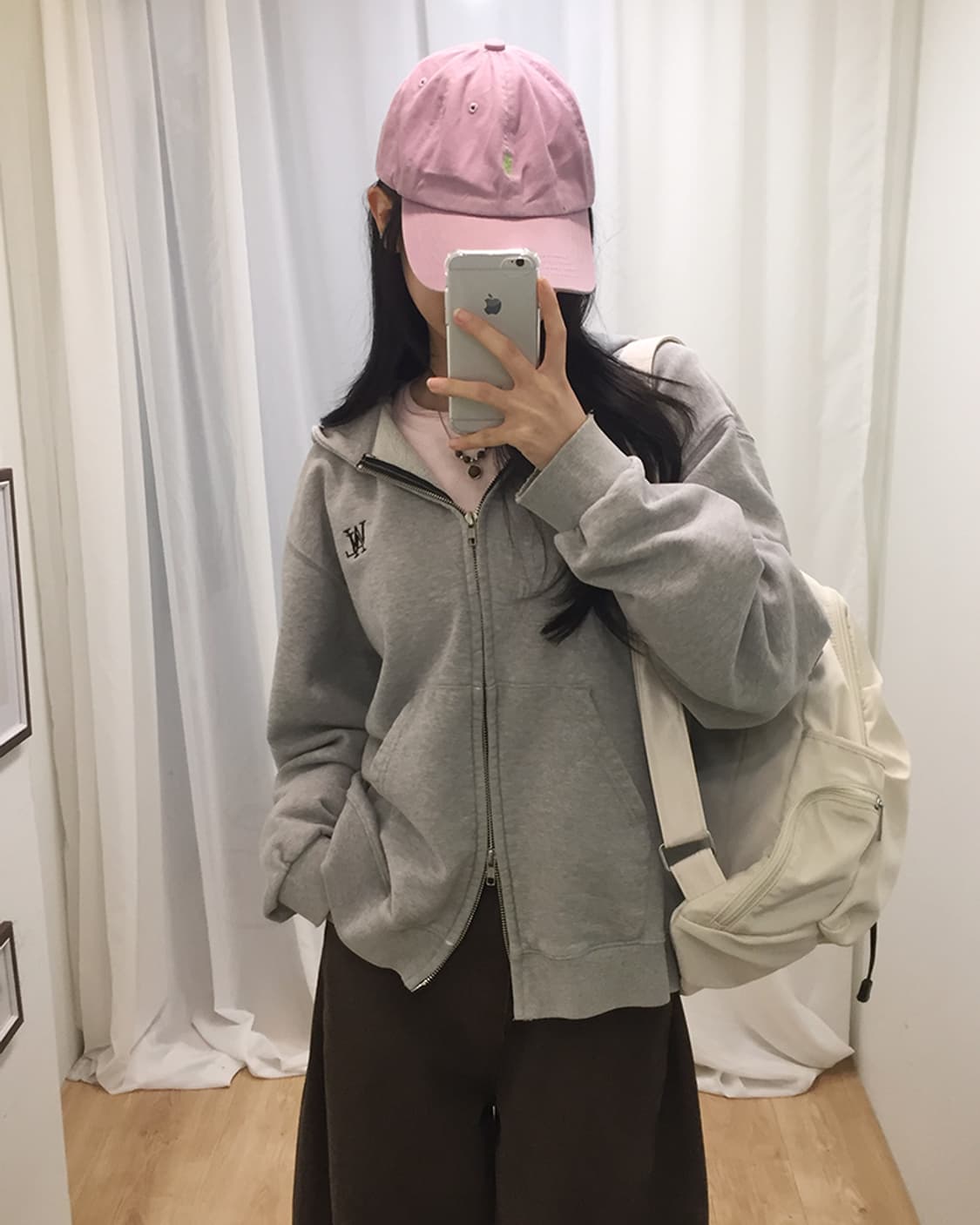 Women's Wooalong Hoodie Zip-up 105 상품이미지1