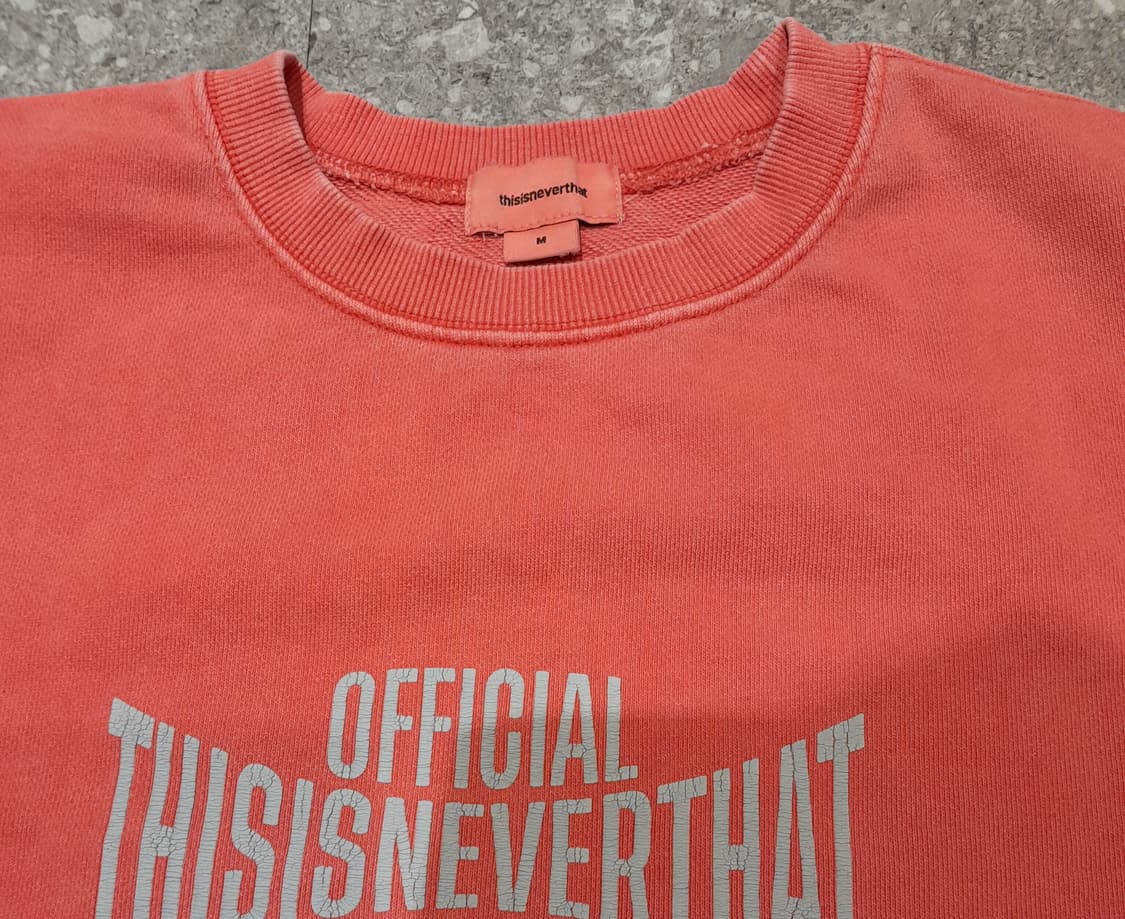 💥디스이즈네버댓 피그먼트 다잉 스웻셔츠 (M)    상품이미지6