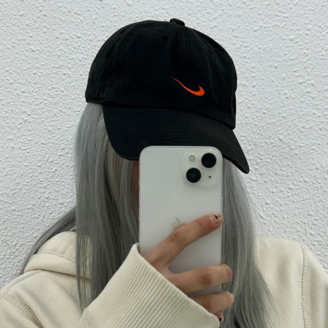 90s 올드 나이키 old nike 오렌지 스우시 블랙 볼캡 상품이미지7