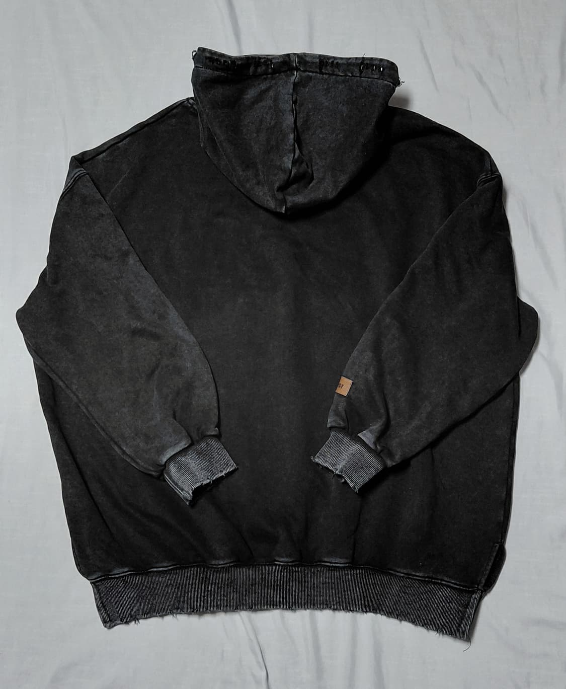 [ONE WAY] 원웨이 빈티지 미키 피그먼트 데미지 후드티 상품이미지6