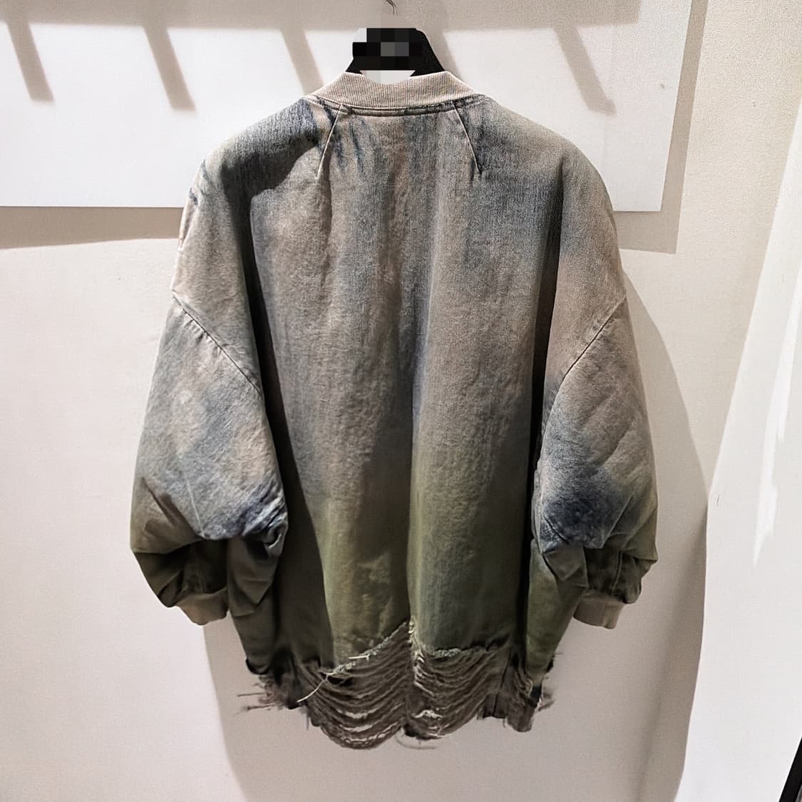 (정품/새상품) 릭 오웬스 공용 디스트로이드 점보 데님 구스다운 점퍼 상품이미지8