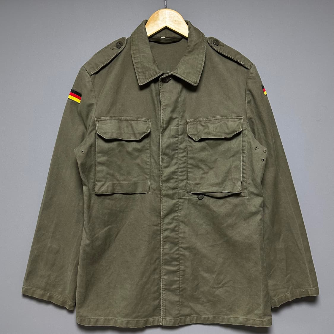 [L]독일군 밀리터리 몰스킨 컴뱃 셔츠 상품이미지1