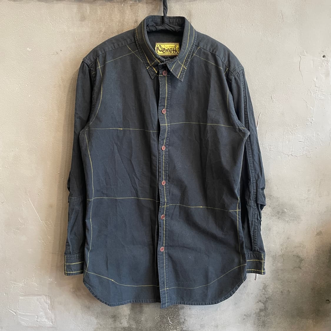 크리스토퍼 네메스 라인 드로잉 프린트 셔츠 상품이미지1