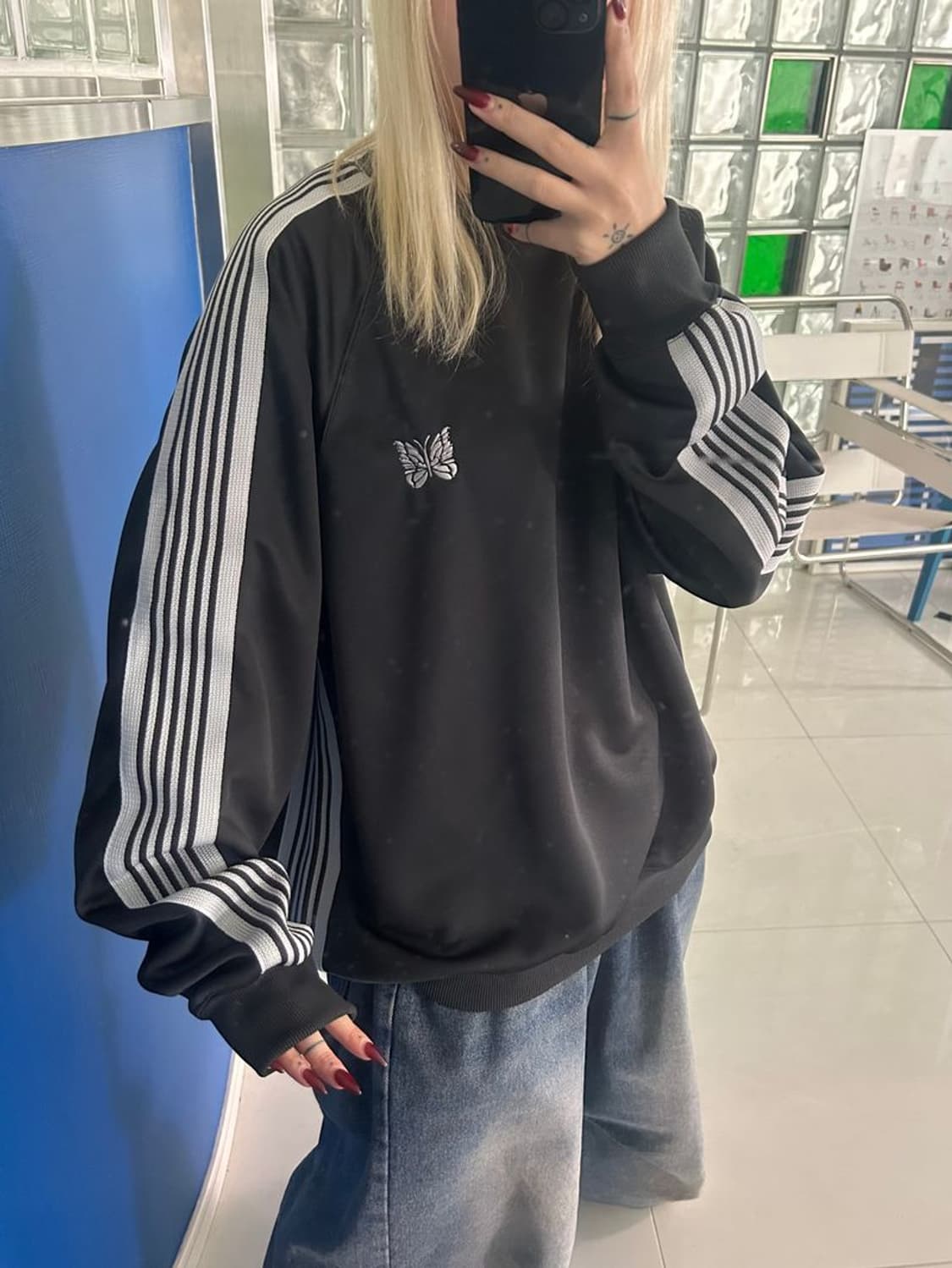 TRACK CREW NECK SHIRT 트랙 크루넥 셔츠 상품이미지1