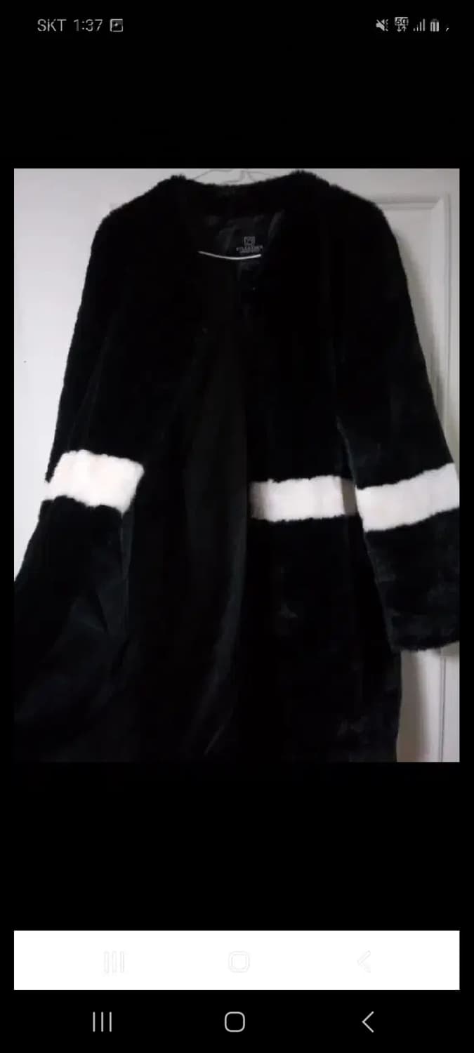 바이레더 퍼 롱자켓 프리사이즈 상품이미지2