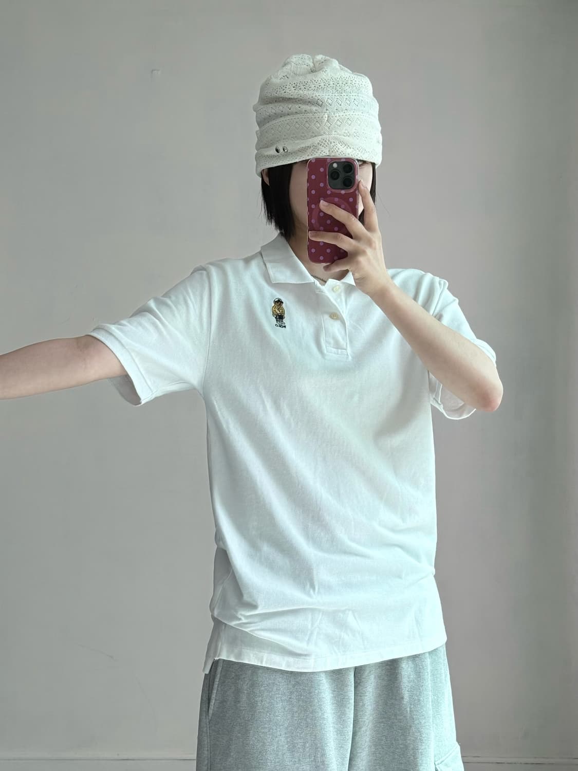 폴로 베어 화이트 pk 빈팔티 상품이미지2