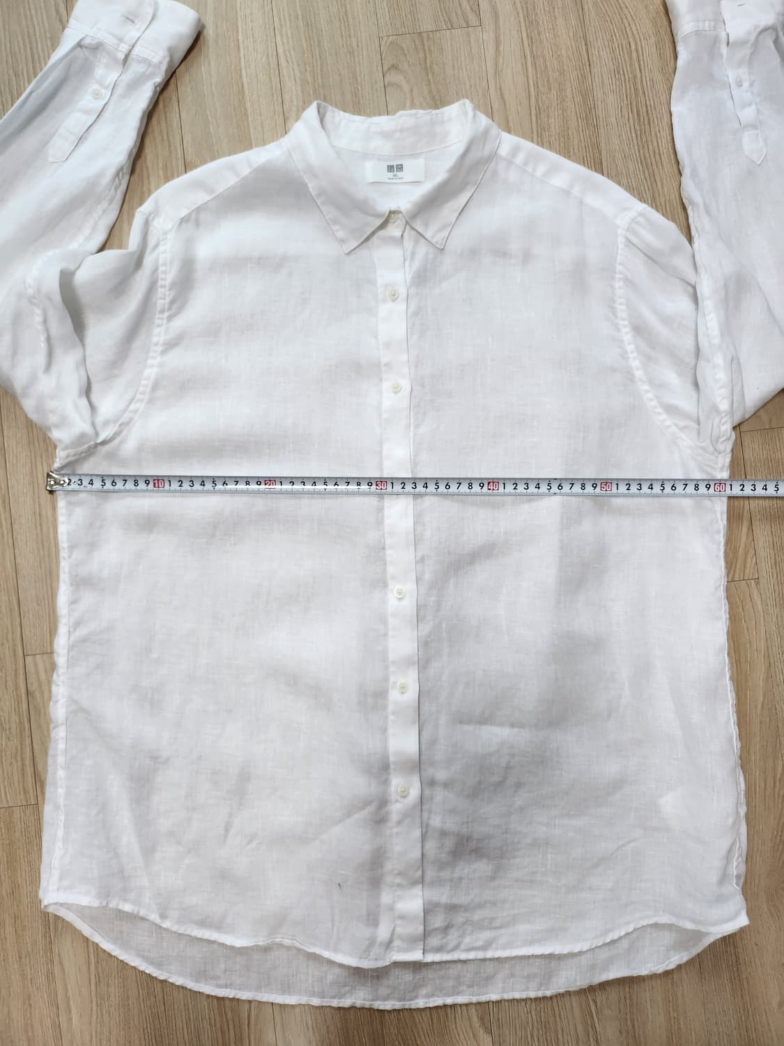 유니클로 린넨긴팔셔츠 (3XL 상품이미지5