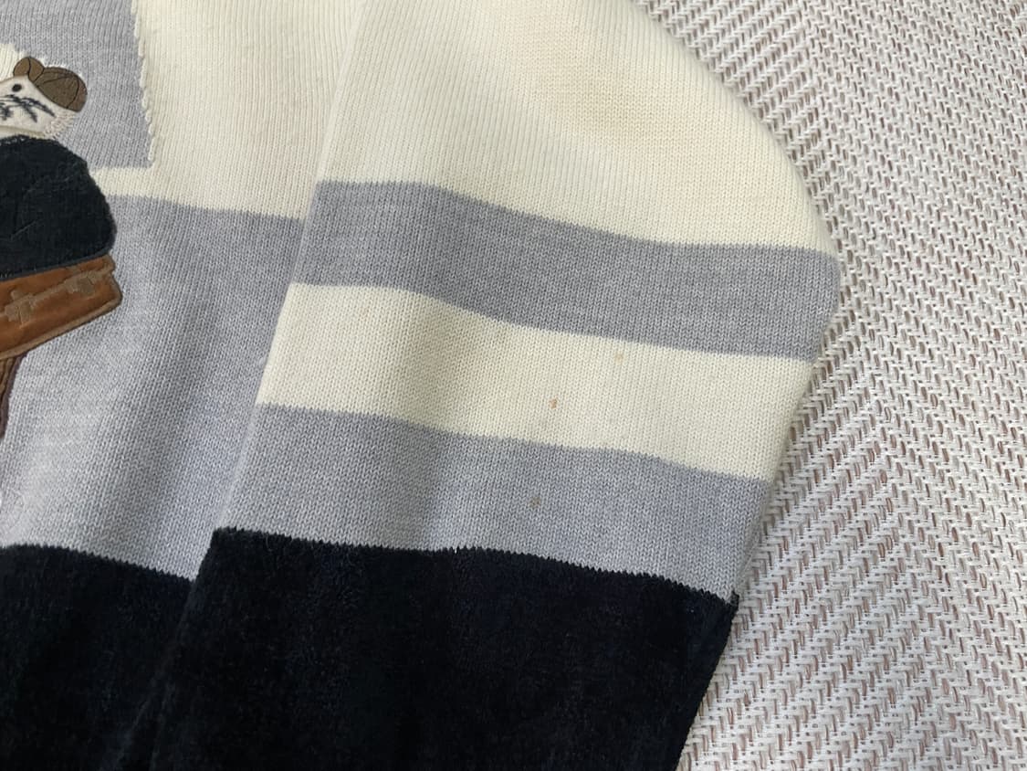 Lunel uomo 태리 코튼 빈티지 울 니트 상품이미지3