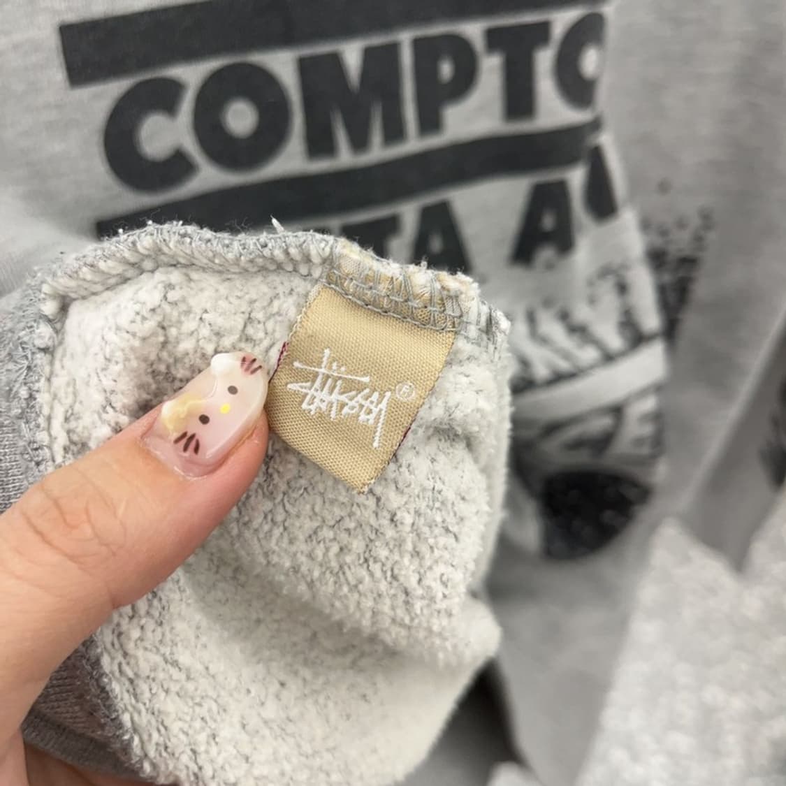 스투시 NYC 월드투어 약기모 스웻셔츠 맨투맨 100 C06296 상품이미지6