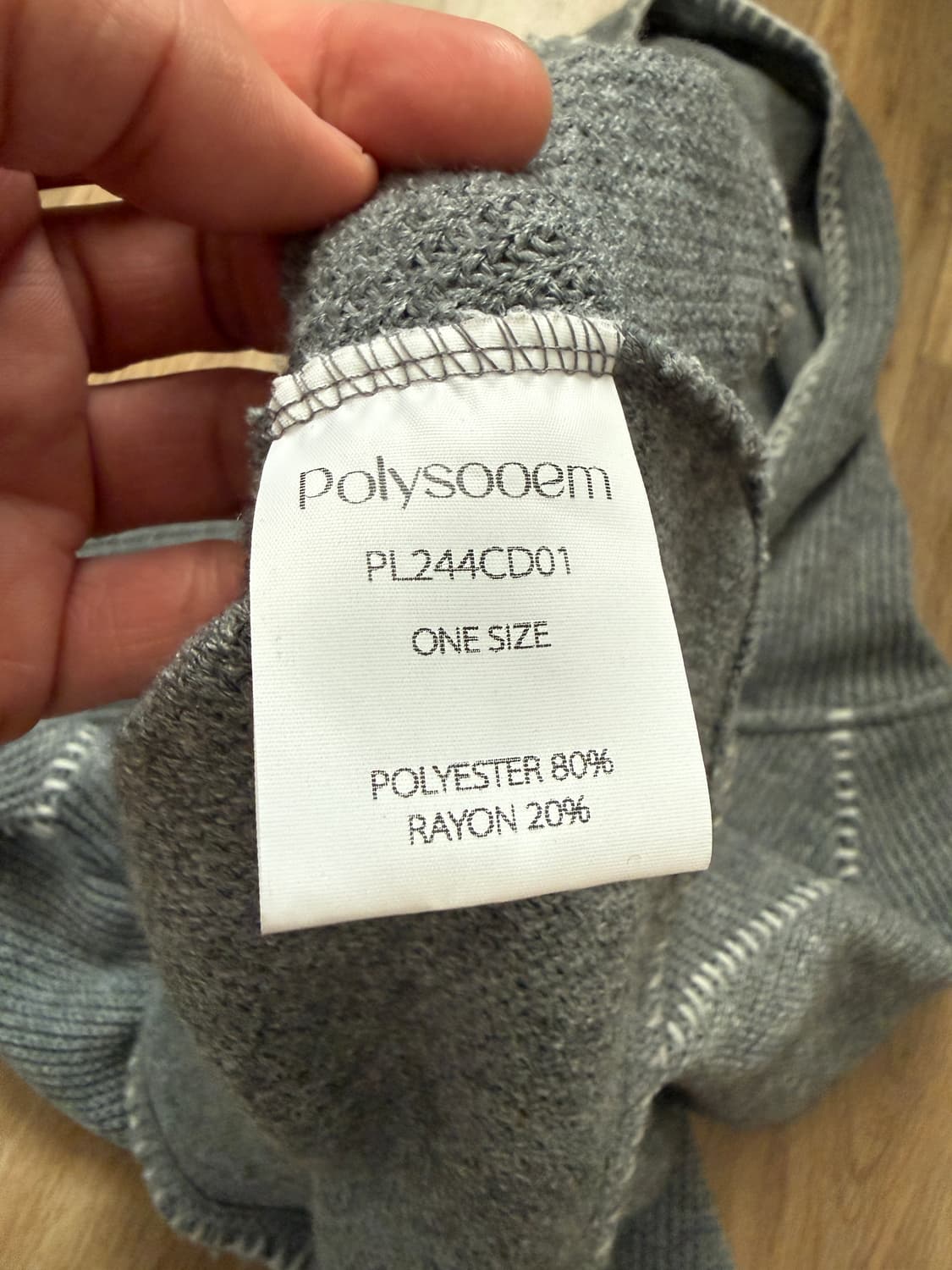 폴리수엠 니트 후드집업  상품이미지6