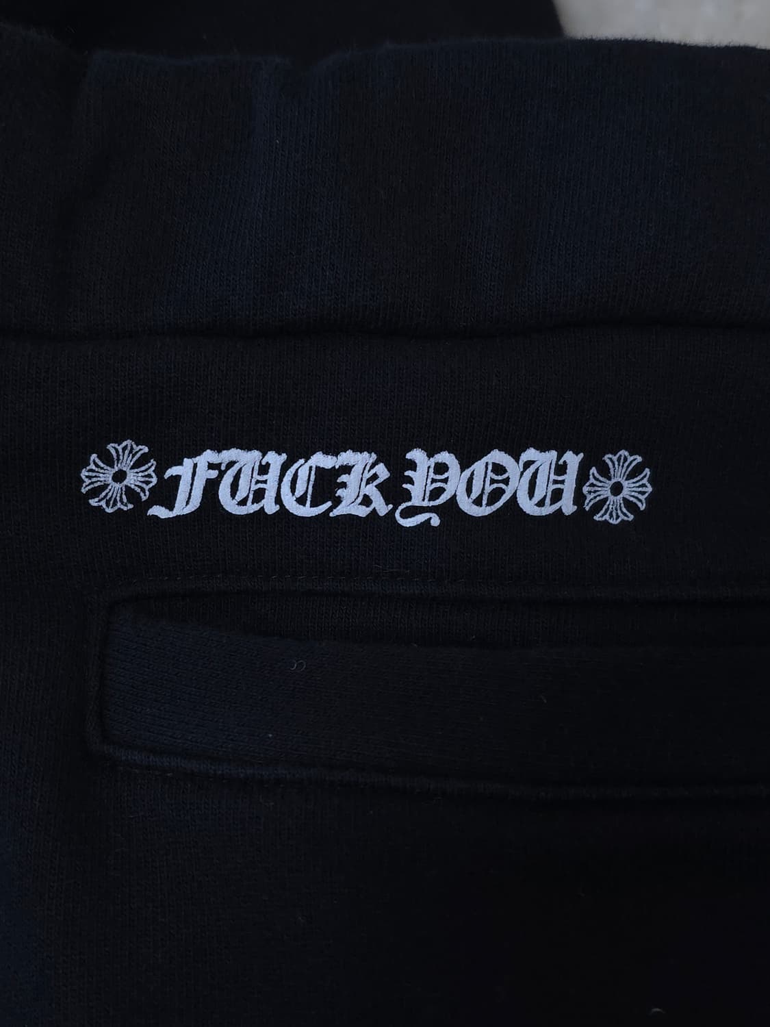 [L] 크롬하츠 홀스슈 퍽유 스웻팬츠 블랙 상품이미지5