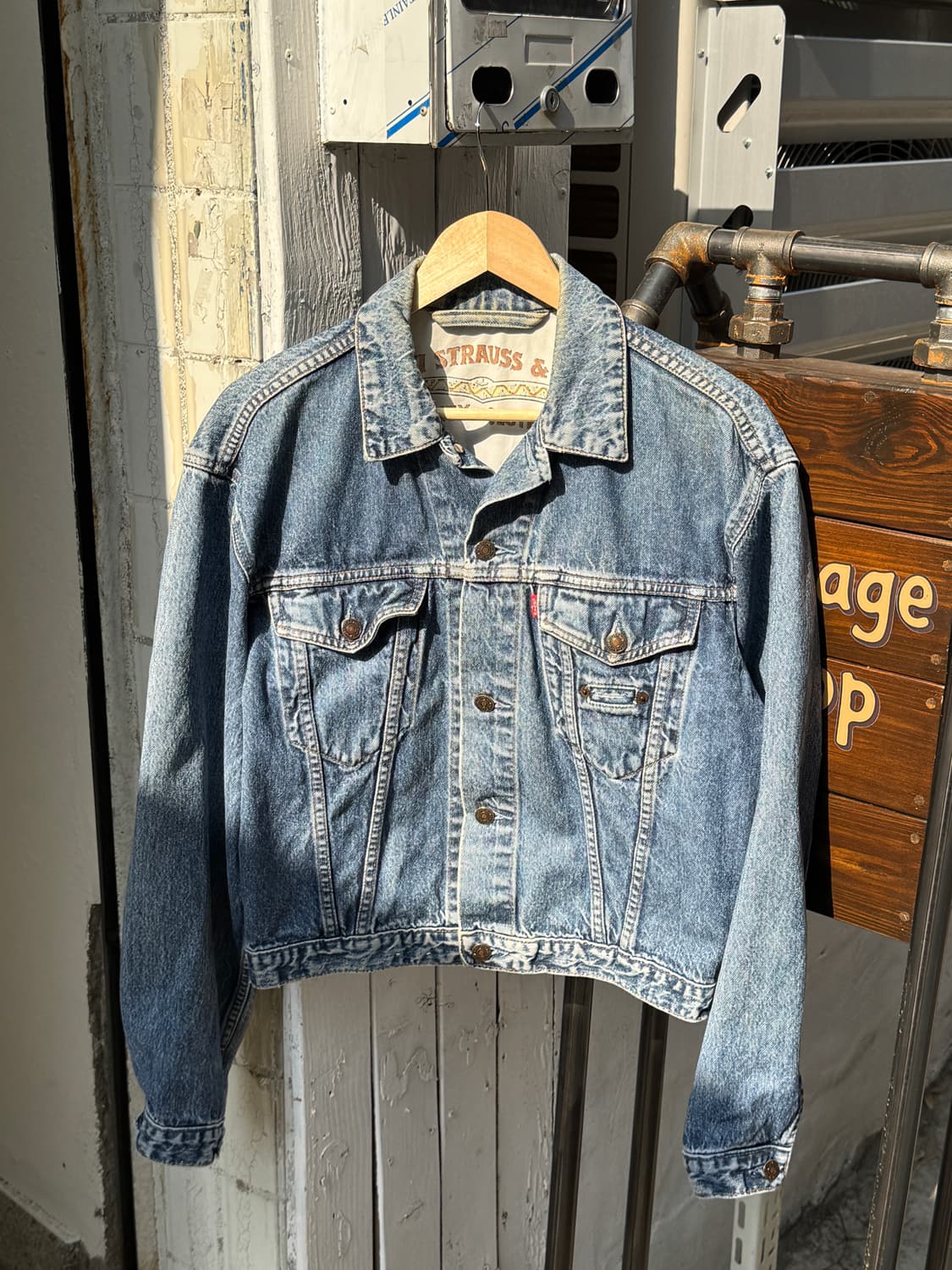 80s 리바이스 3세대 데님 트러커 자켓(O77) 상품이미지1