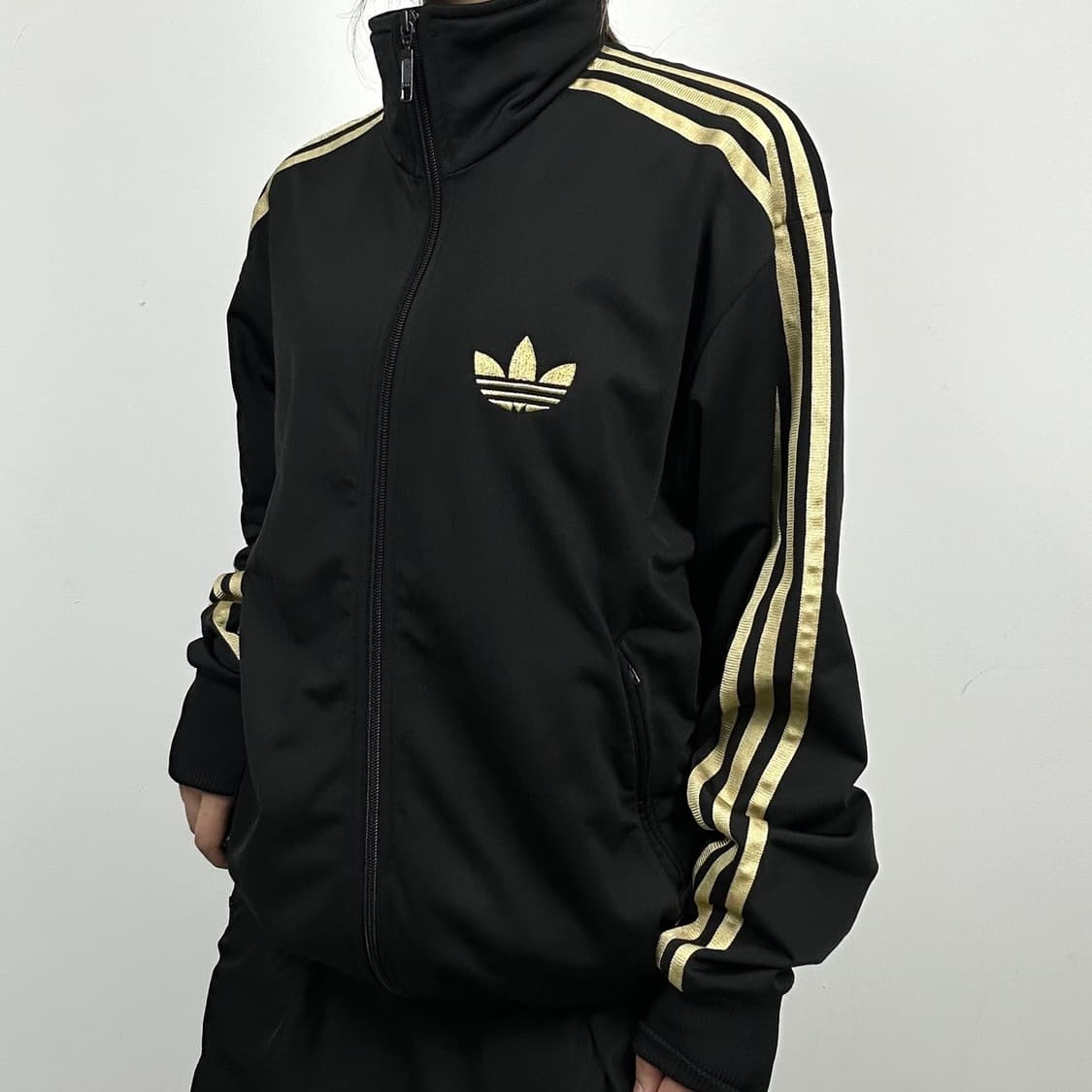 Adidas 아디다스 파이어버드 블랙 골드 져지 자켓 상품이미지4