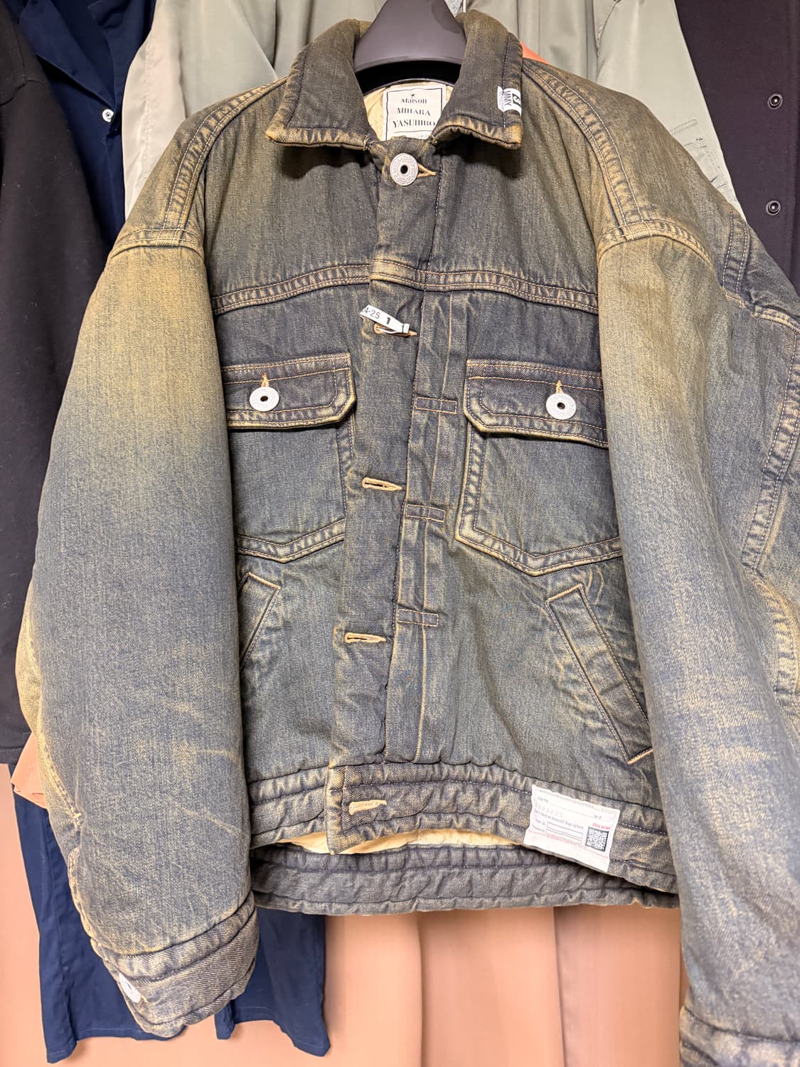 미하라야스히로 데님패딩 46사이즈 상품이미지1