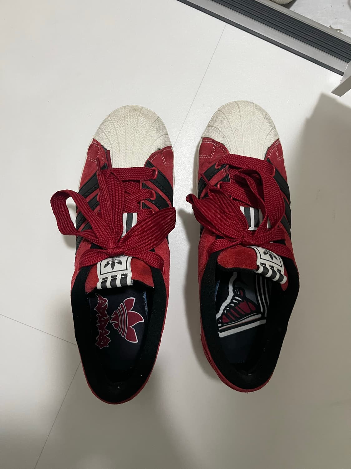 Adidas x YnuK 슈퍼스타 슈퍼모디파이드 파워 레드 275 상품이미지2