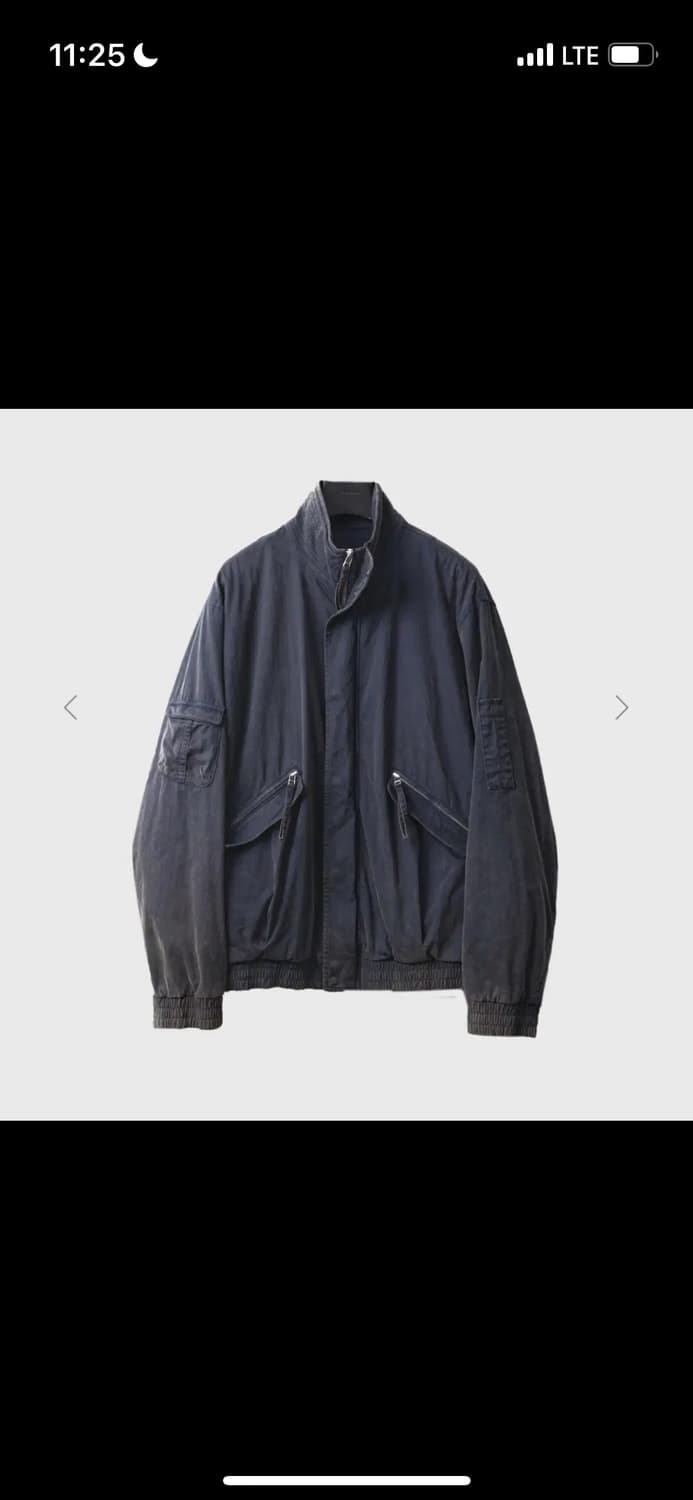 999휴머니티 블리치드 봄버 네이비 상품이미지1