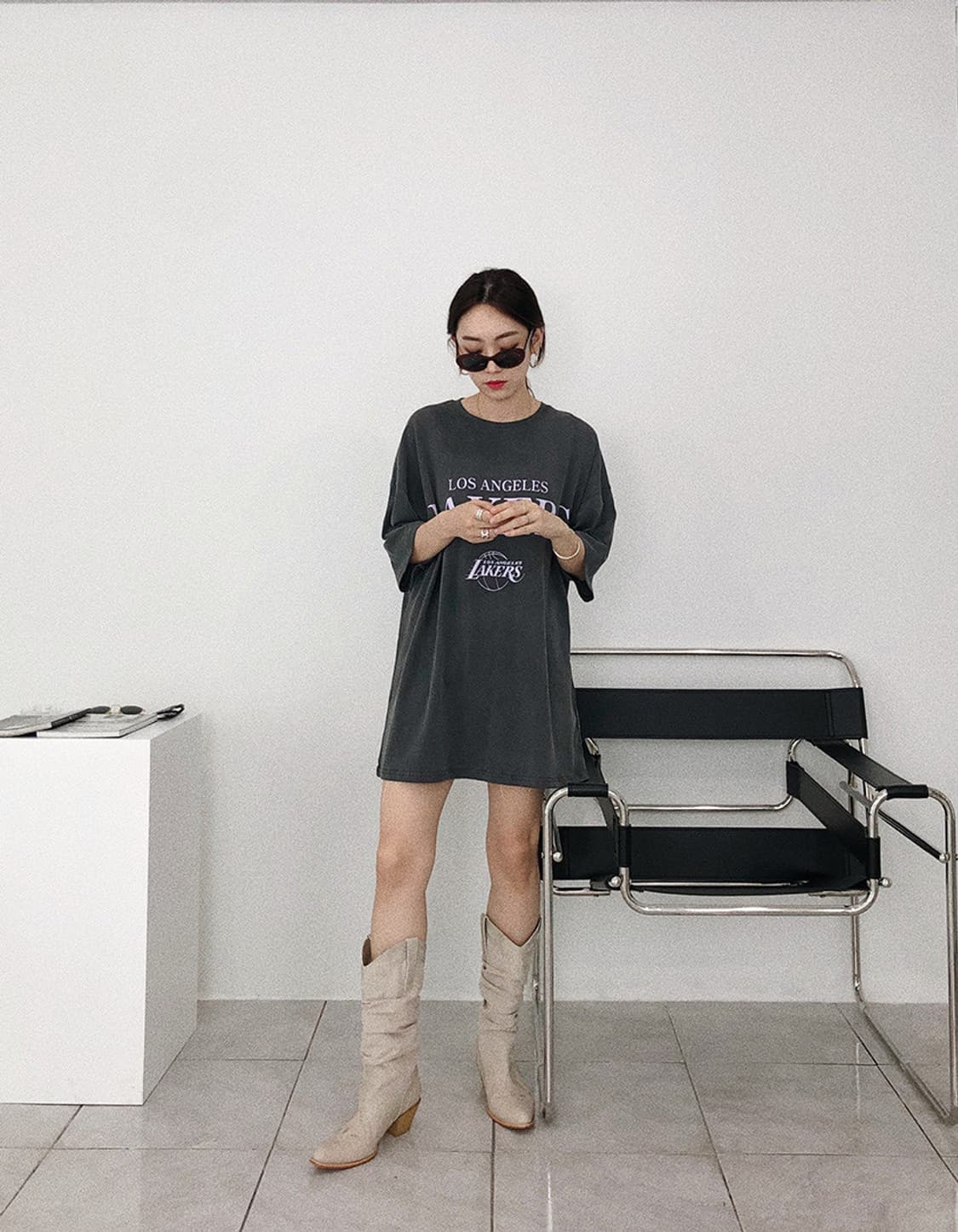 새상품) 여름 린넨 웨스턴 부츠 국내제작 230 상품이미지2