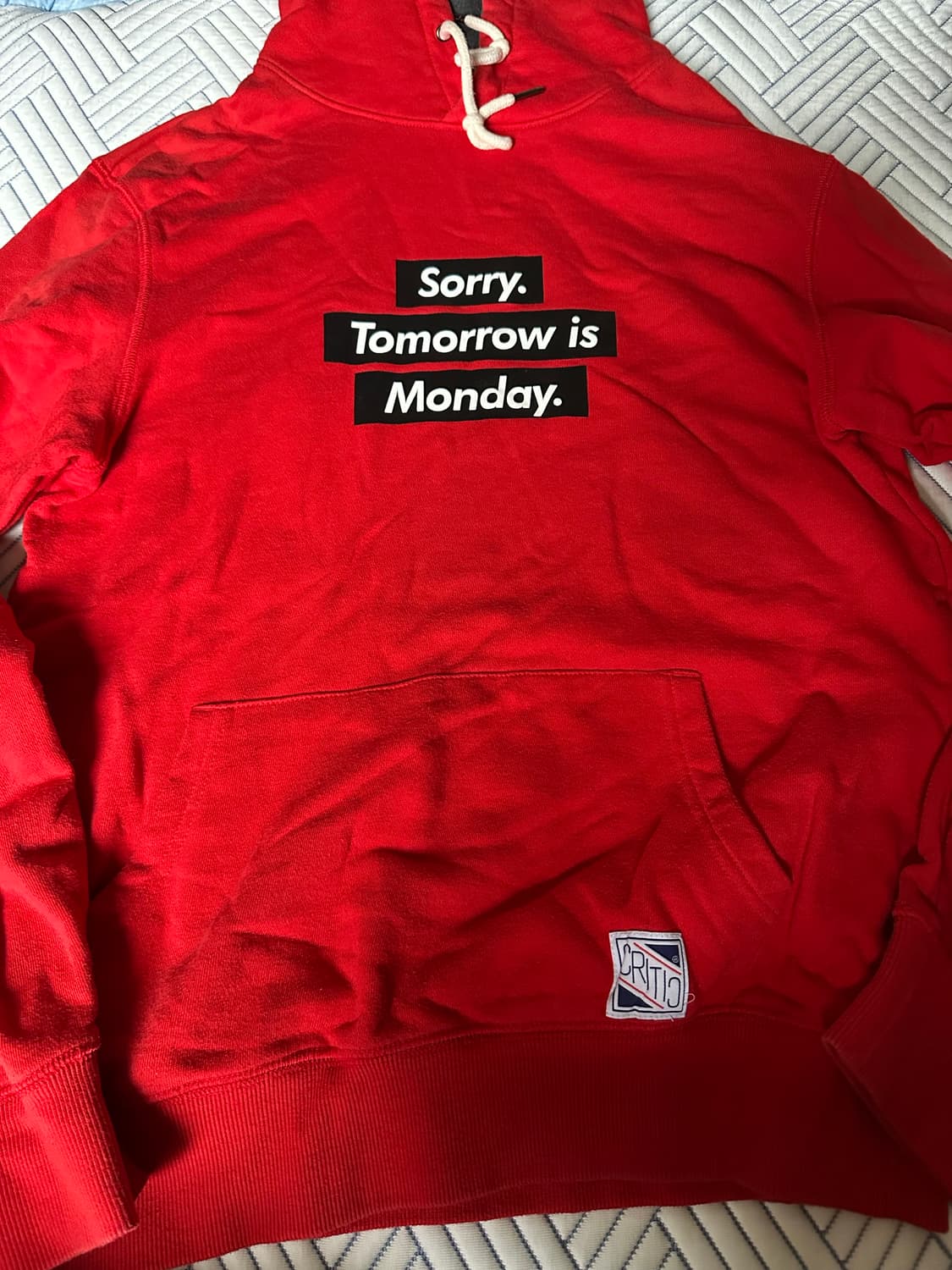 (L) 크리틱 후드티 상품이미지1