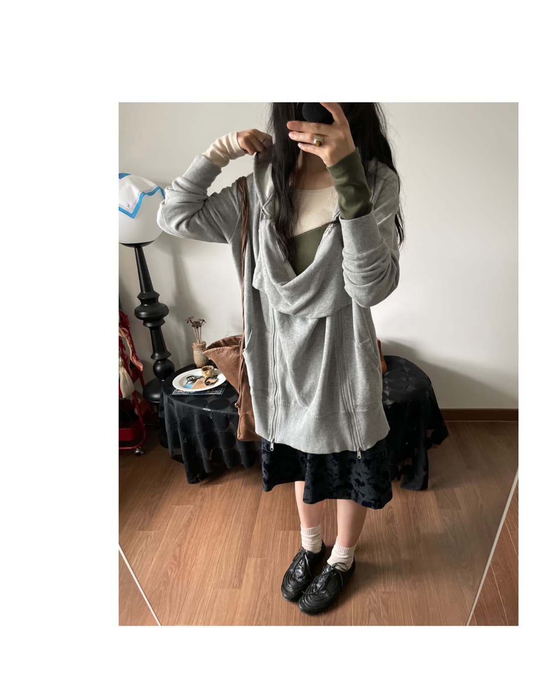 2-way hooded zip-up 상품이미지4