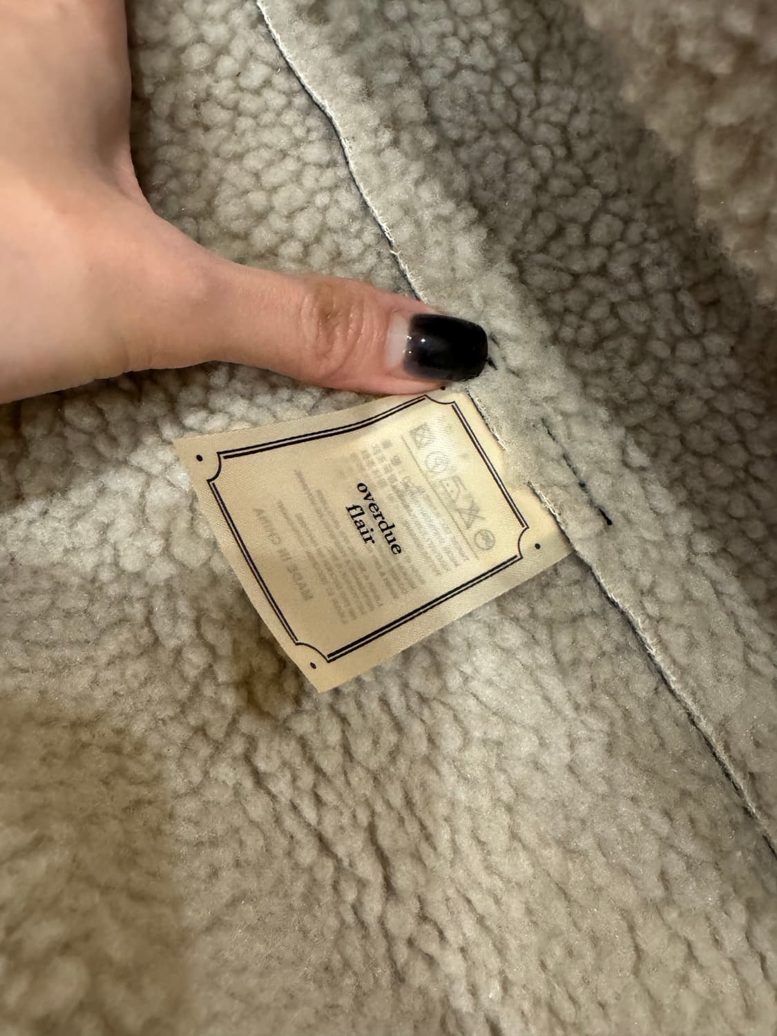 오버듀플레어 vintage crack 레더 무스탕 상품이미지7