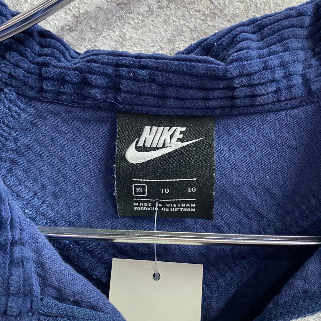 나이키 코듀로이 네이비 집업 B3175 상품이미지4