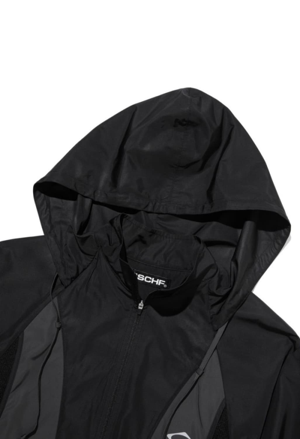 미스치프 바람막이 color blocked windbreaker 블랙 상품이미지4