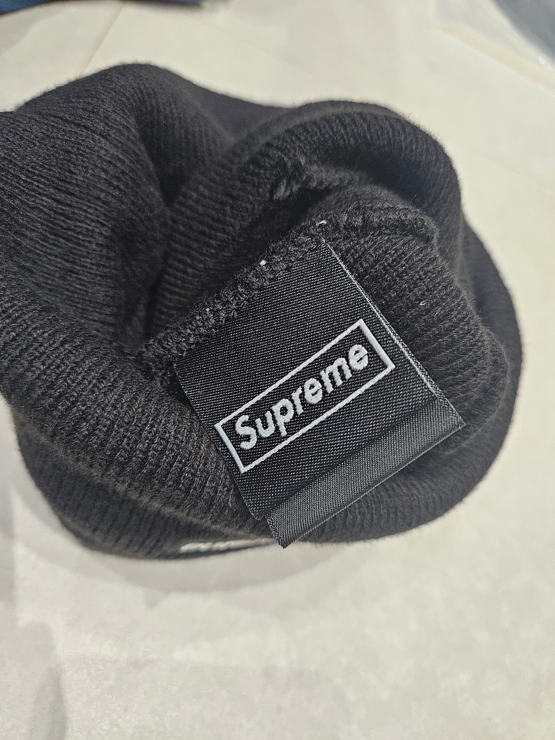 슈프림 S로고 비니 블랙  상품이미지3