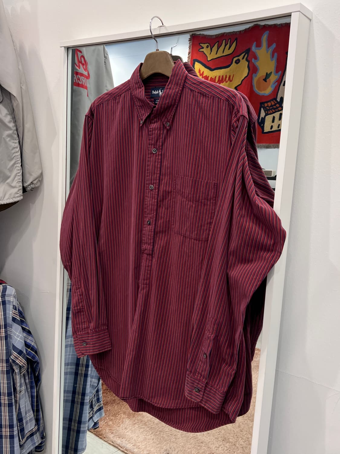 Polo RL 폴로 랄프로렌 KIMBELL 하프 버튼 다운 셔츠 상품이미지1
