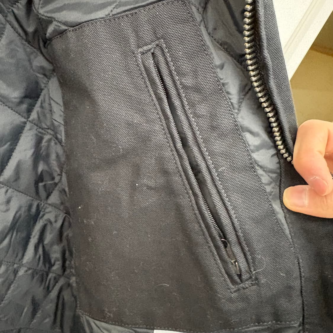 칼하트 블랙 후드 워크 자켓 남/XXL 상품이미지8