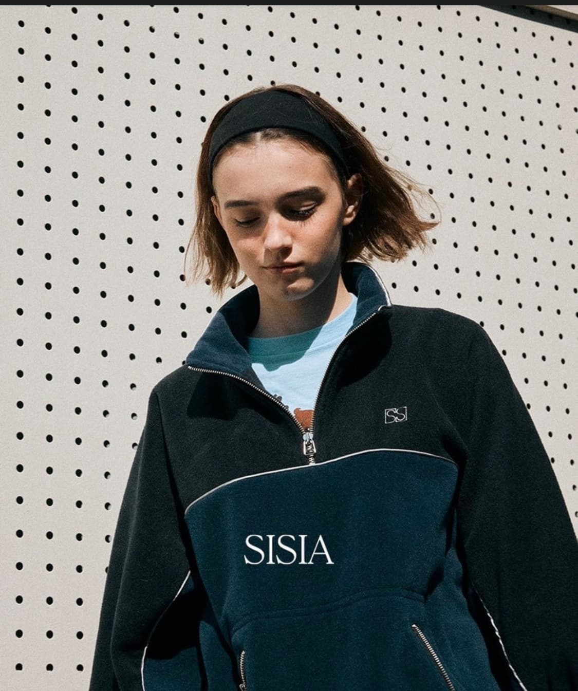 샵오눅 시시아사우르스 후리스 플리스 네이비 fleece shoponuk 상품이미지2