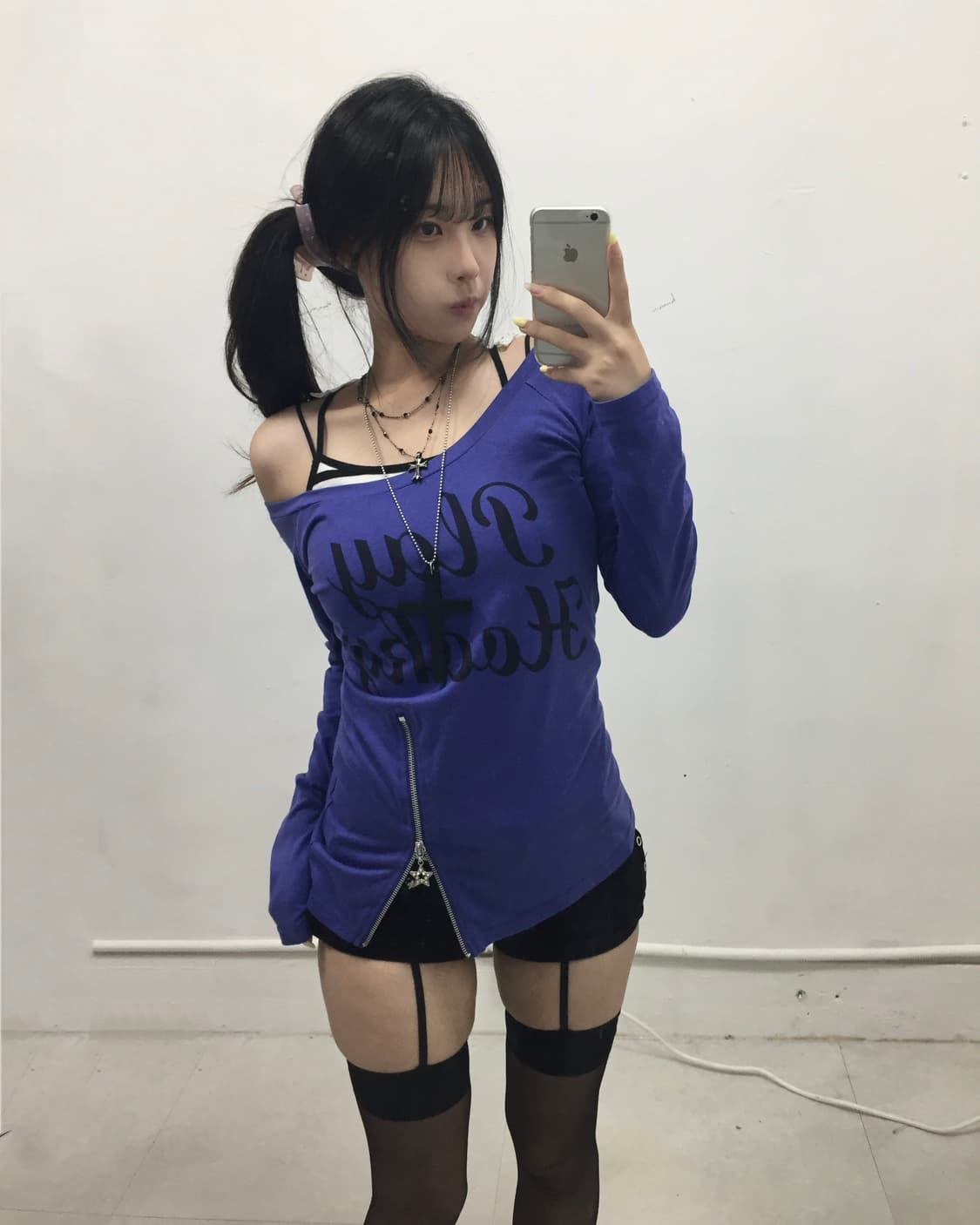 [CECIL MCBEE] 세실맥비 오네갸루 오프숄더 롱슬리브 상품이미지1