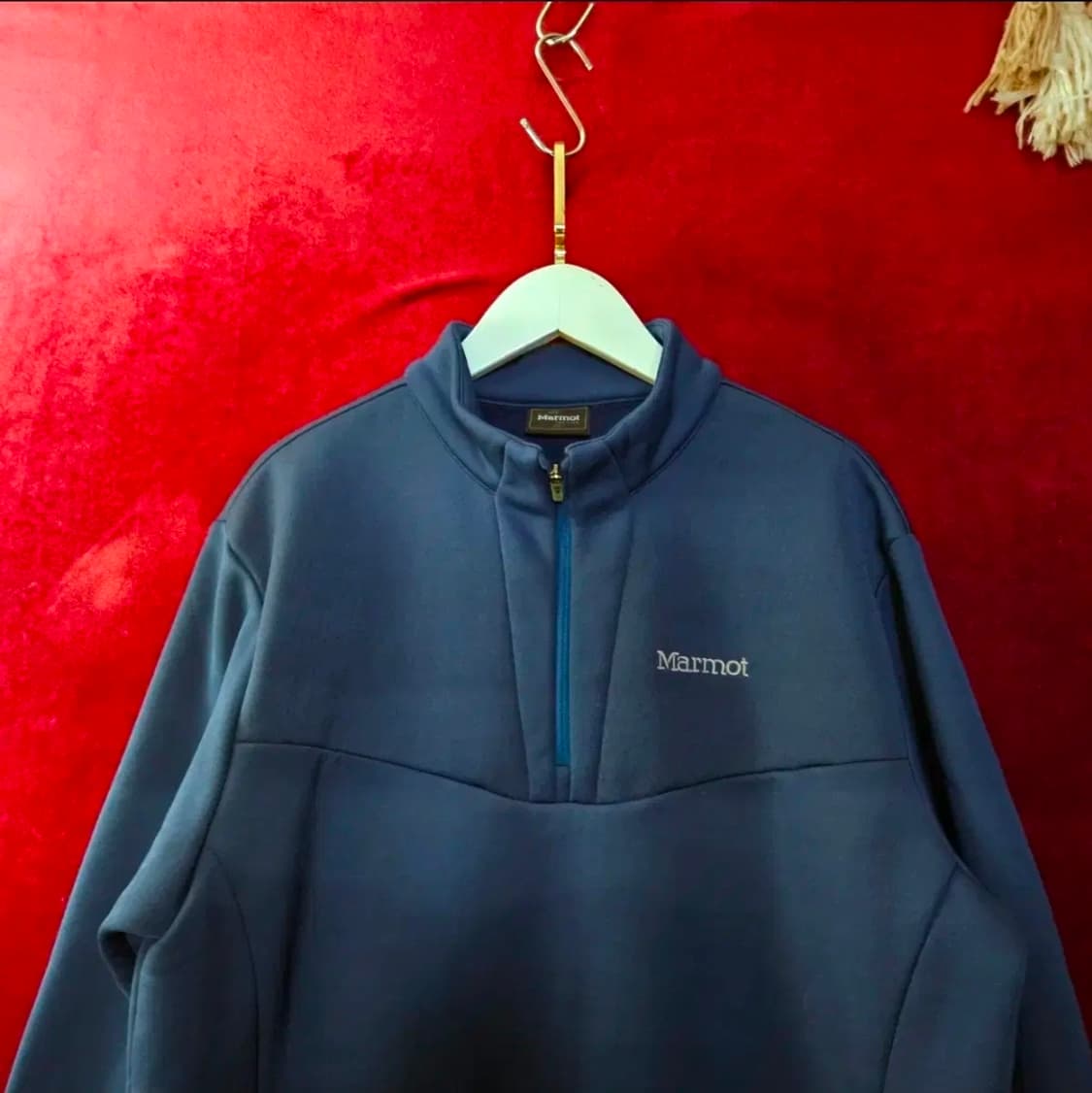 마모트(Marmot) 딥블루 기모 하프집업 100size 상품이미지4