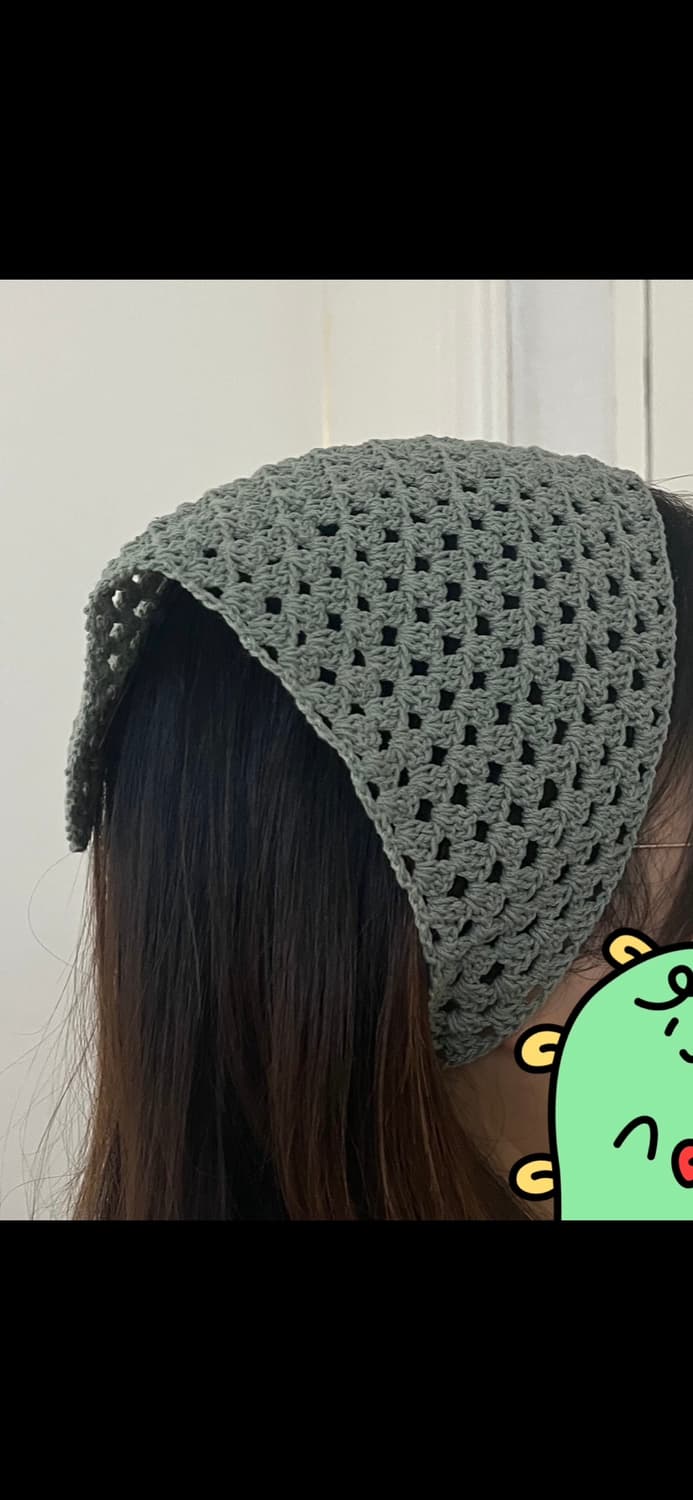 핸드메이드 뜨개 두건 상품이미지3