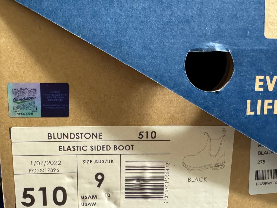 블런드스톤 510 첼시 부츠 블랙 9사이즈 상품이미지5