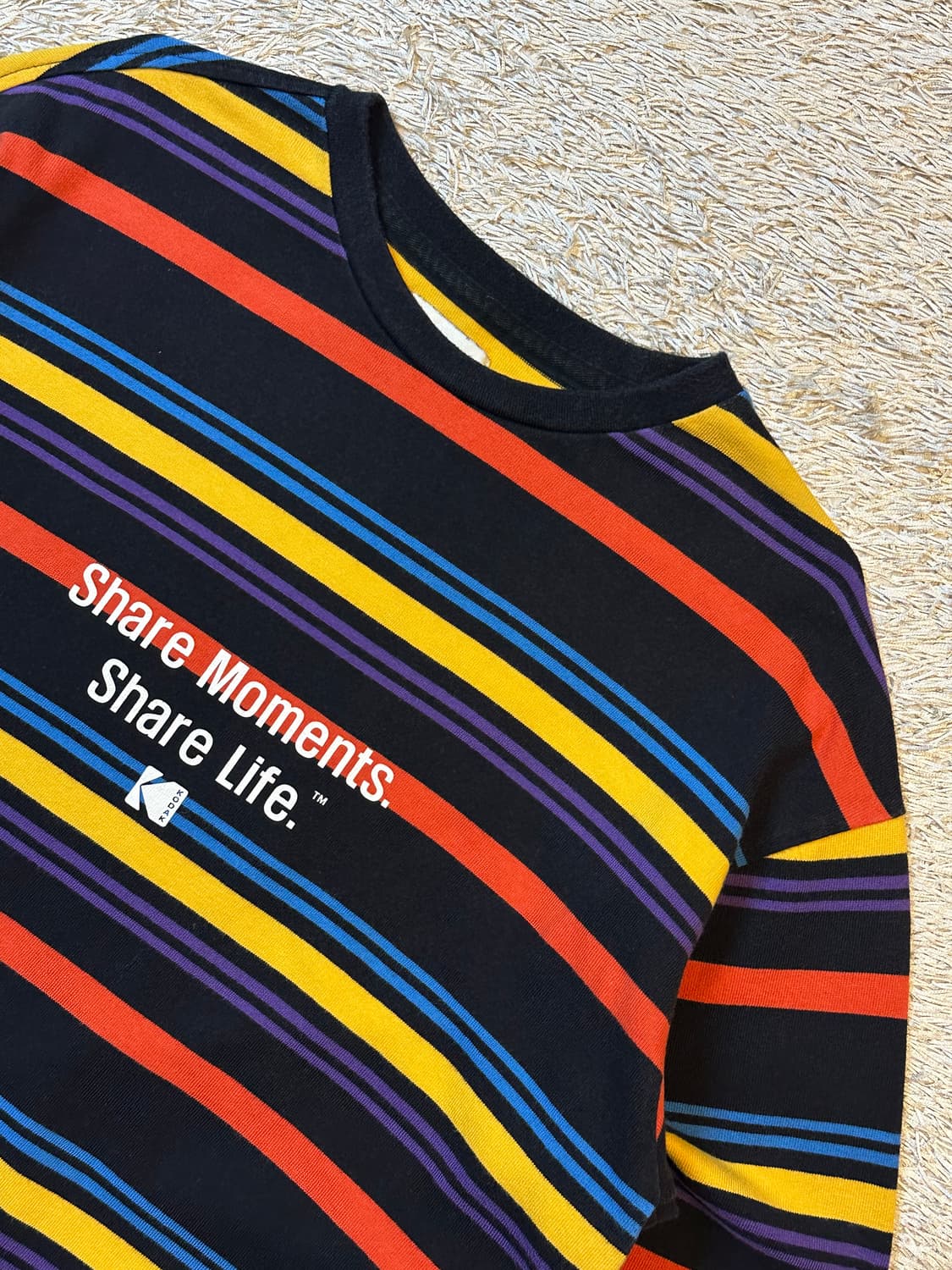 코닥 KODAK 모먼트 스트라이프 롱슬리브 긴팔 티셔츠 상품이미지2