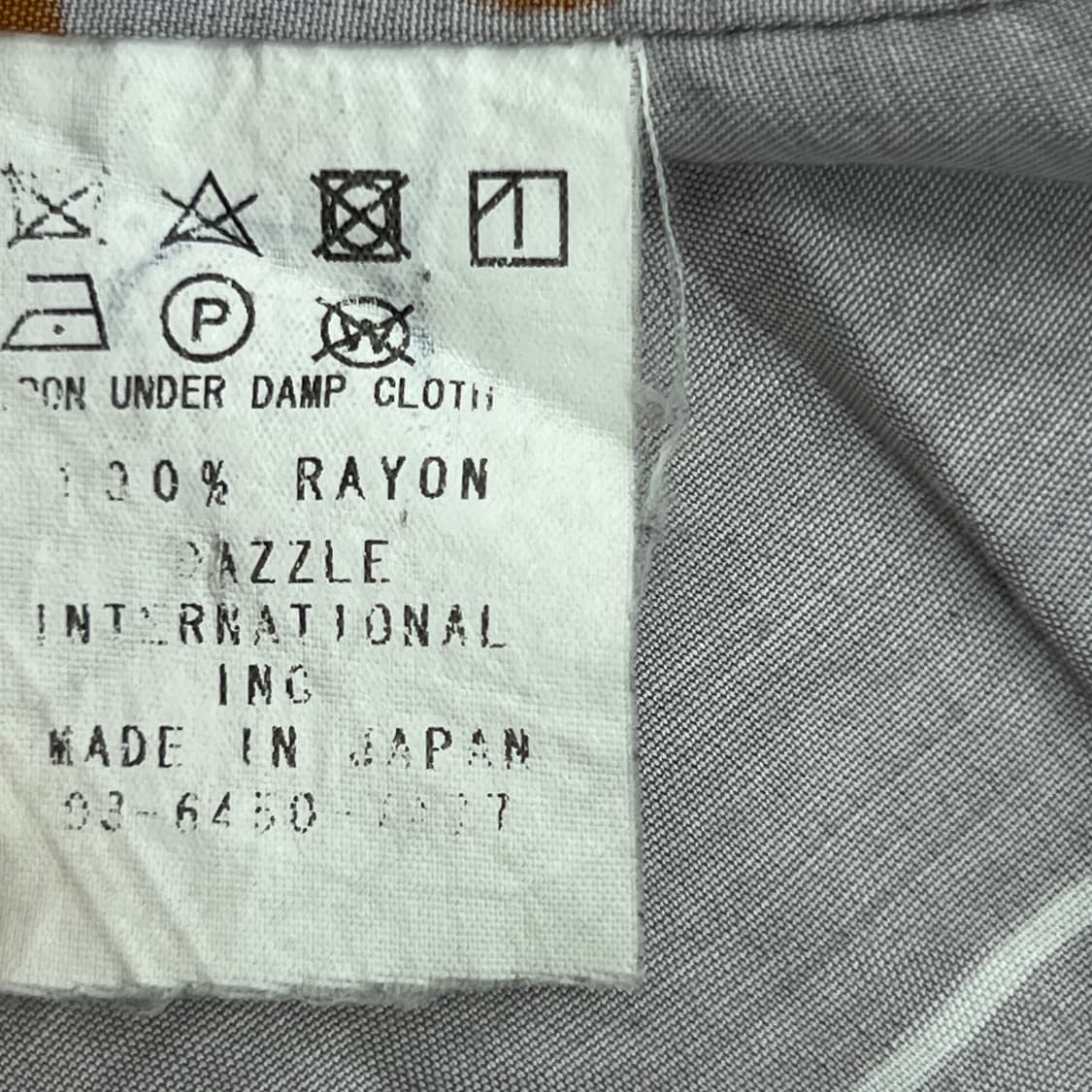 dry bones 드라이 본즈 몽키 패턴 오픈 칼라 셔츠 M 상품이미지9