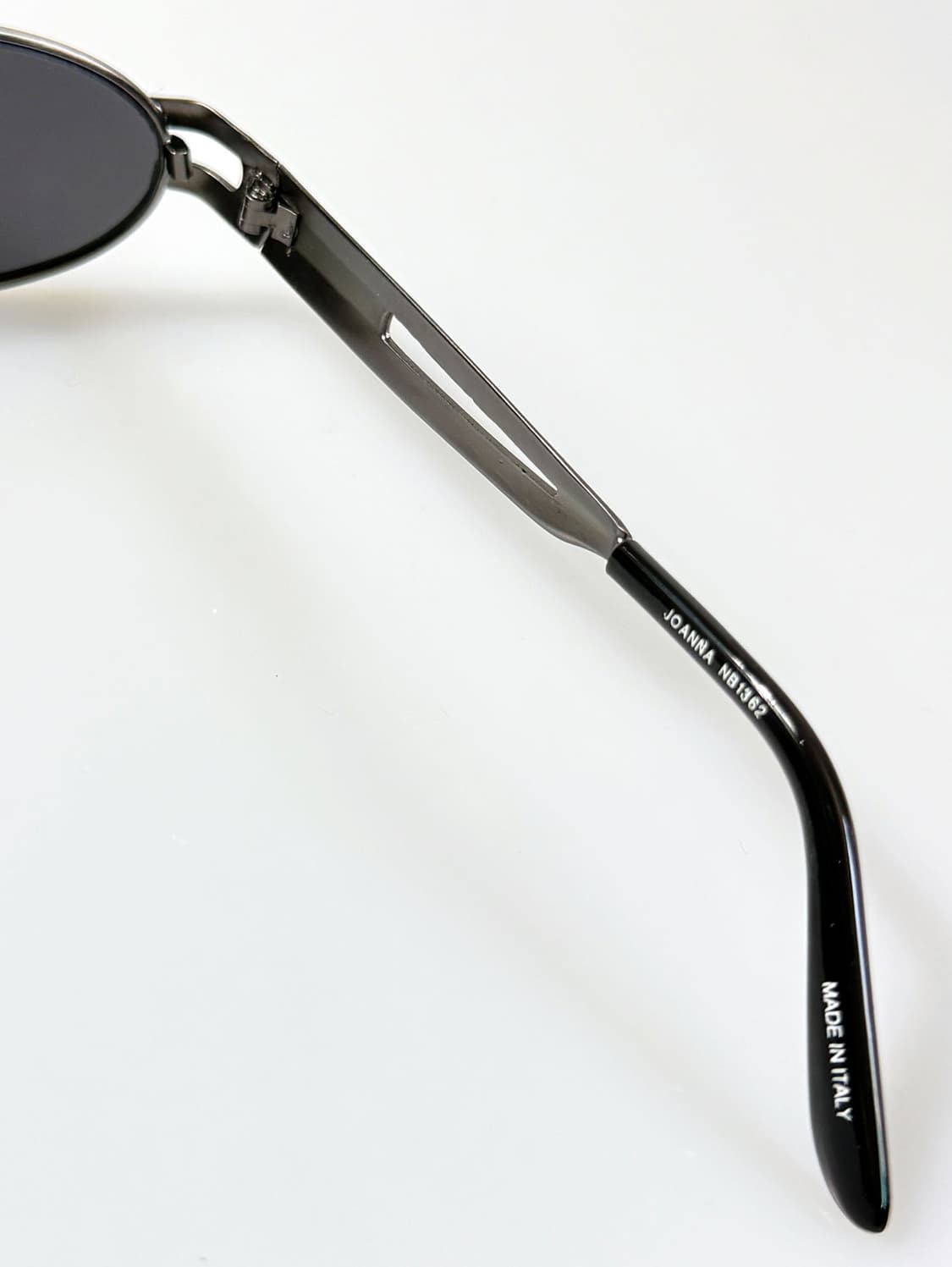 90s JOANNA 건메탈 슬림 오벌 프레임 빈티지 선글라스 상품이미지6