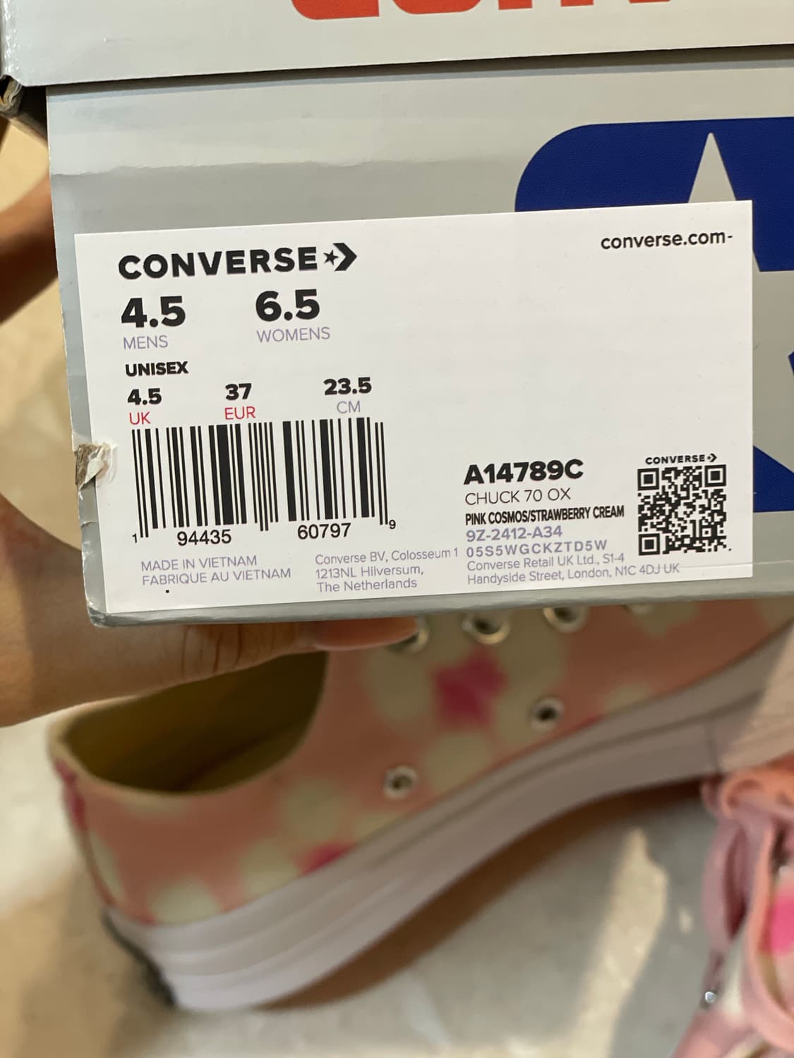 컨버스 X 겐조 척70 새상품 (235) 상품이미지5