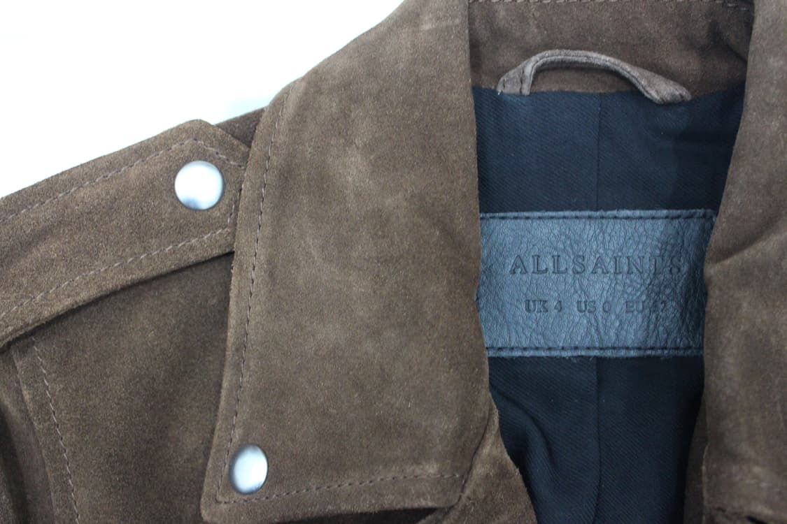 AllSaints 올세인츠 카우레더 스웨이드 바이커 자켓 상품이미지3