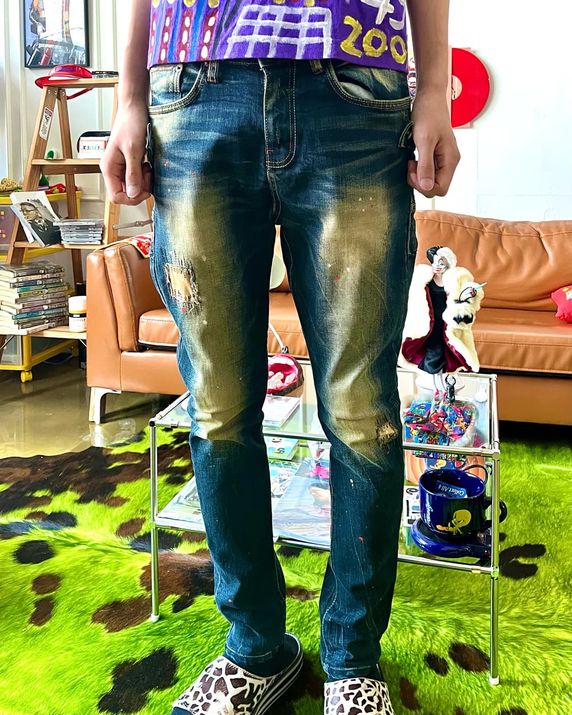 Jpn Vintage Double Layered Denim Jeans 상품이미지2