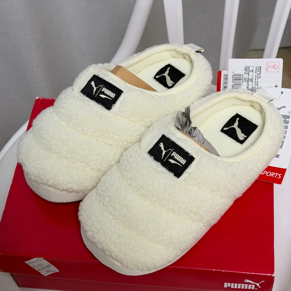 푸마 겨울 슬리퍼 새상품 230 상품이미지1