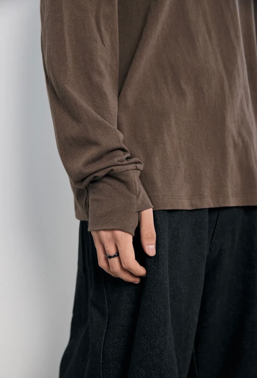 해칭룸 - Boxer Tee Dark Brown (S) 상품이미지7