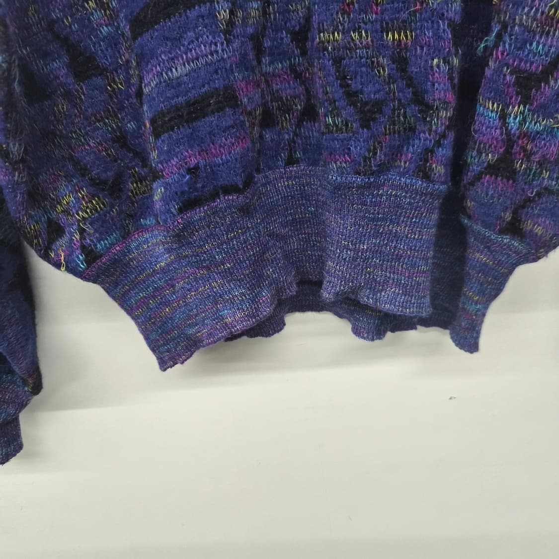 웅가로 라운드넥 퍼플 니트 여성 L 상품이미지3