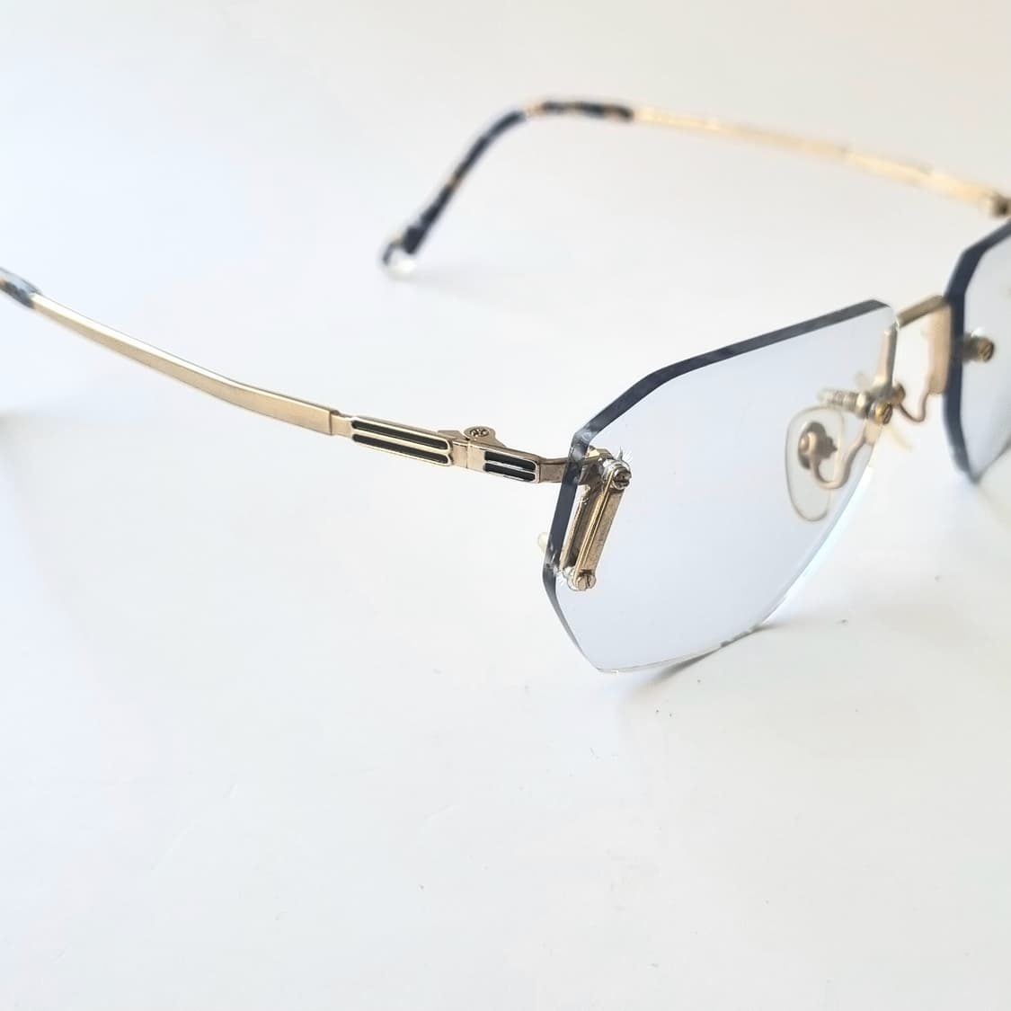 데드스탁 빈티지 무테 큰안구 안경테 1292 상품이미지7