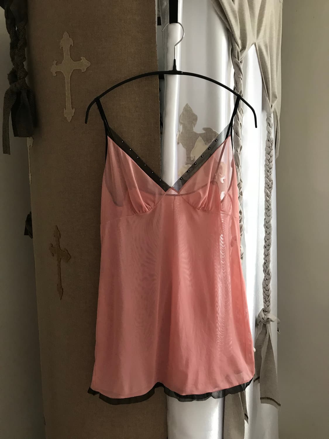 vintage pink see-through sleeveless 상품이미지8